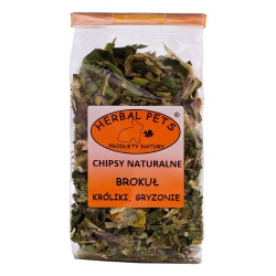 Herbal Pets BROKUŁ - CHIPSY NATURALNE 50g (BROKUŁY)